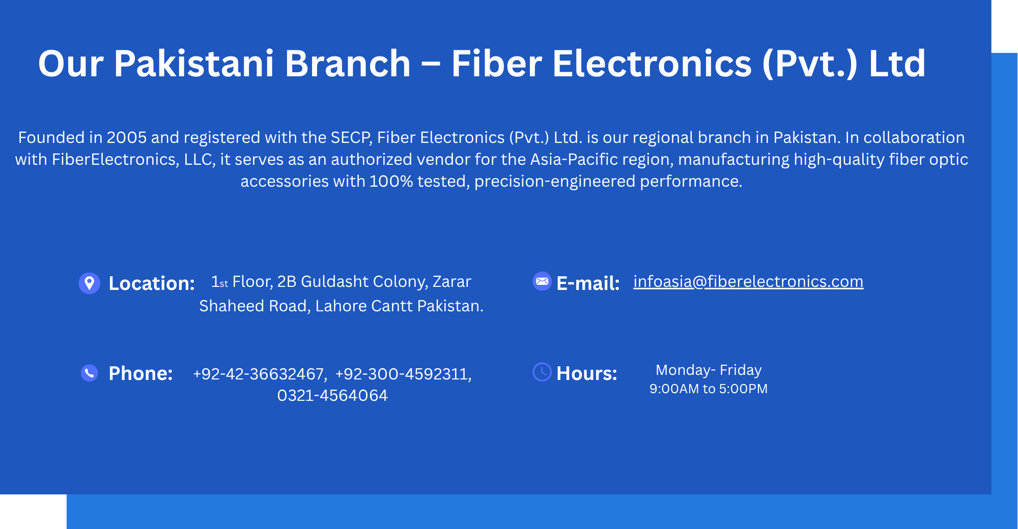 FiberElectronics_ Pakistani Branch